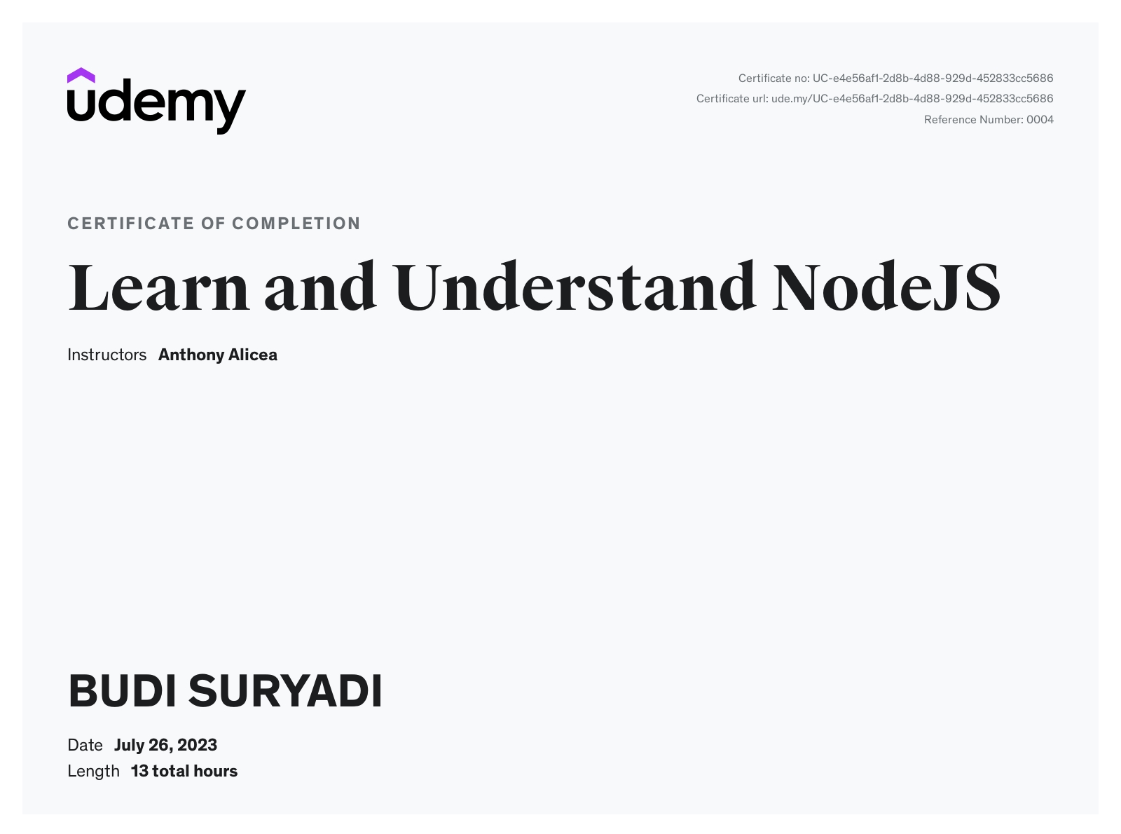 Learn and Understand NodeJS